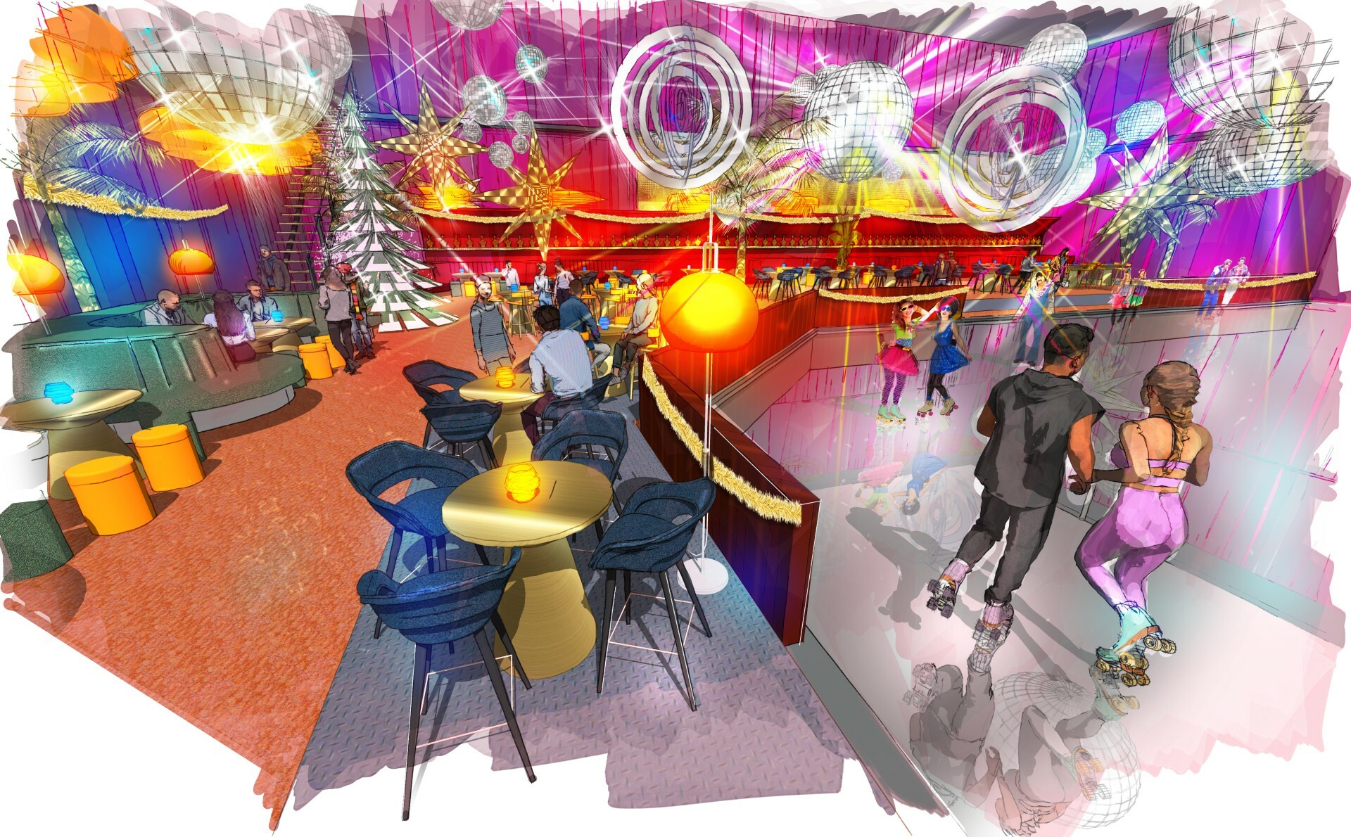 London is getting the UK’s first immersive rollerskating rink LIA London