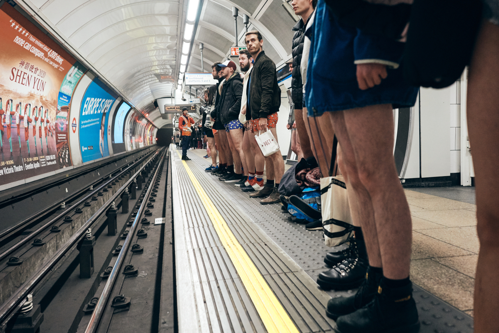 London’s Famous No Trousers Tube Ride Returns for 11th Annual Event