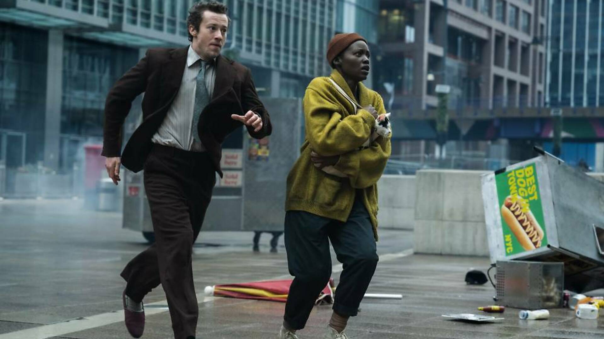 A Quiet Place Day One Silence Is Golden For Joseph Quinn And Lupita