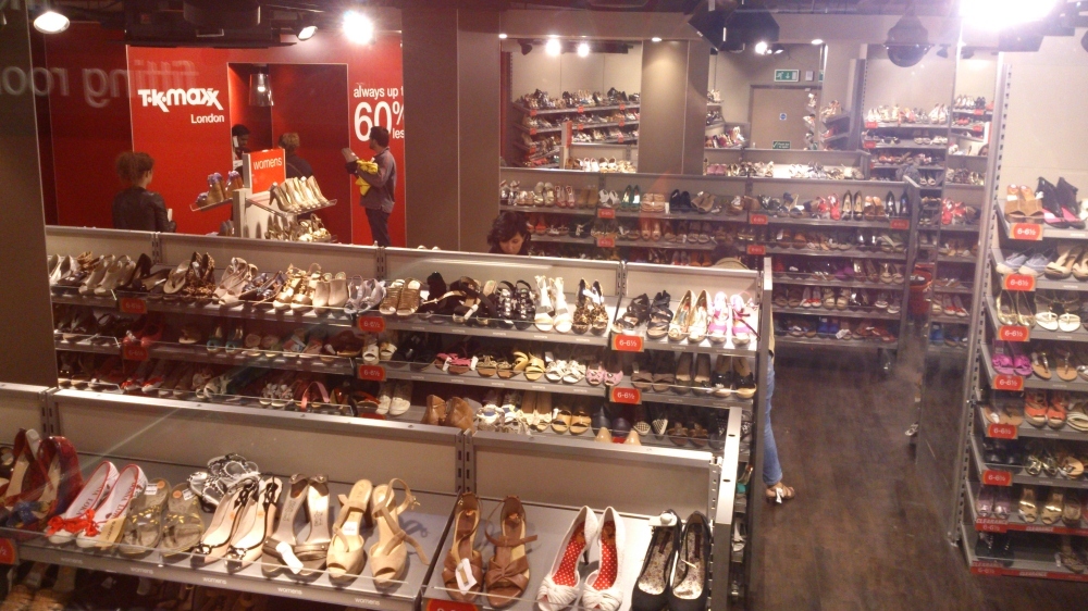 TK Maxx Shopping in St Giles, London