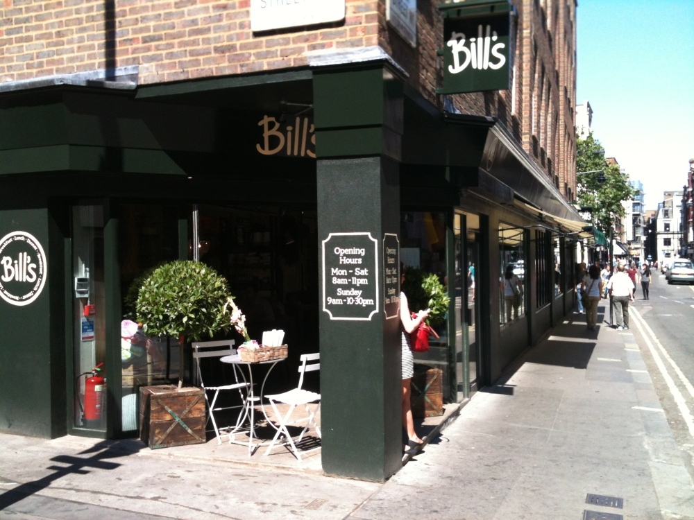 Bill's Restaurants in Soho, London
