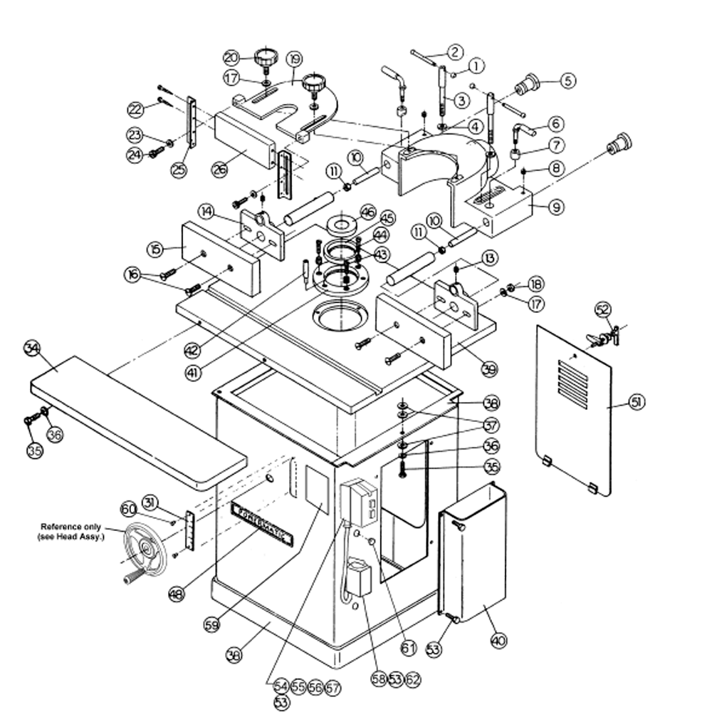 Buy Powermatic 27 Spindle Shaper Replacement Tool Parts Powermatic 27