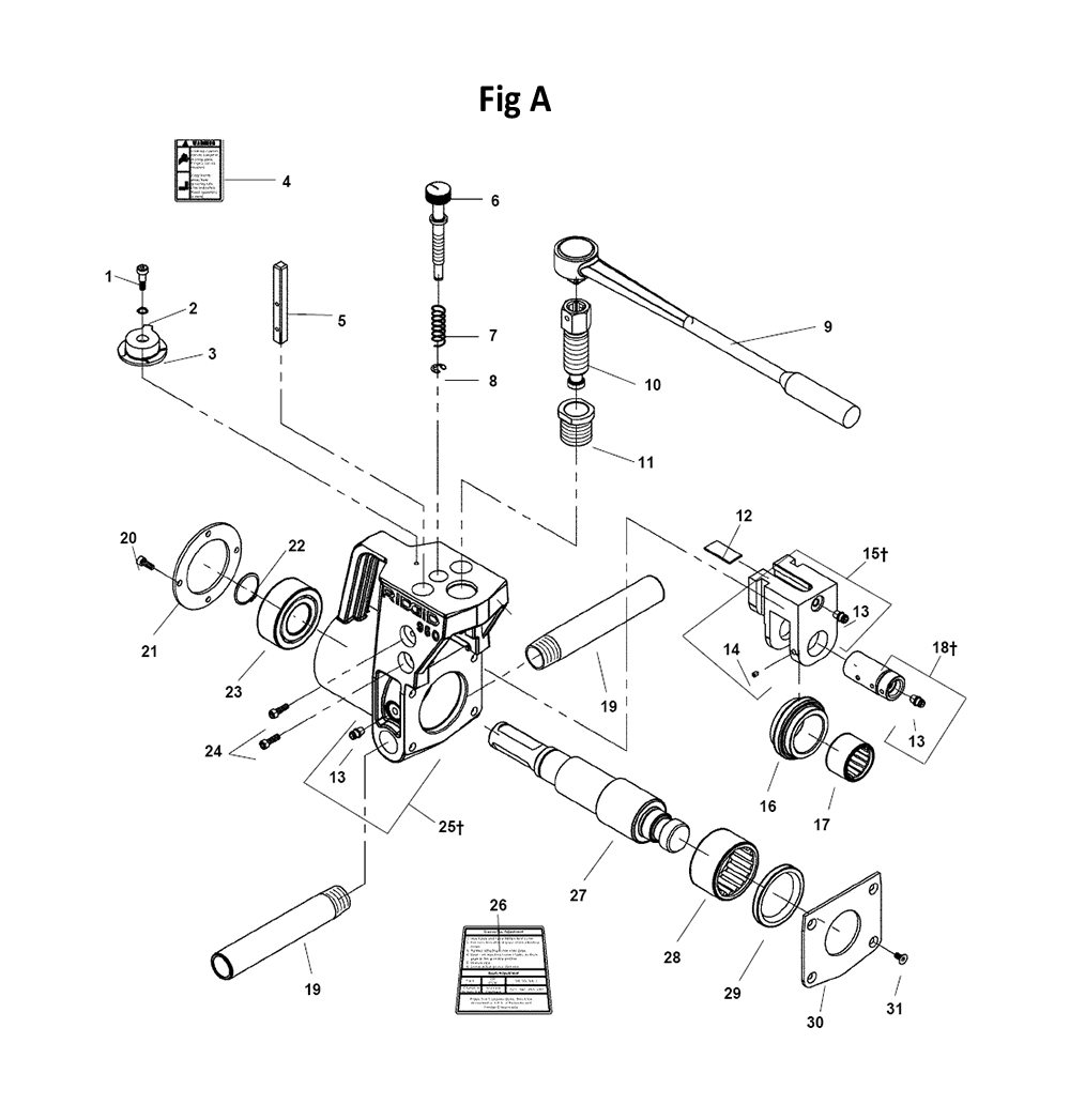Buy Ridgid 960 Replacement Tool Parts | Ridgid 960 Other tools in