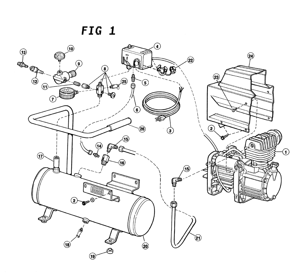 Buy Rolair D075HS3 Replacement Tool Parts | Rolair D075HS3 Diagram