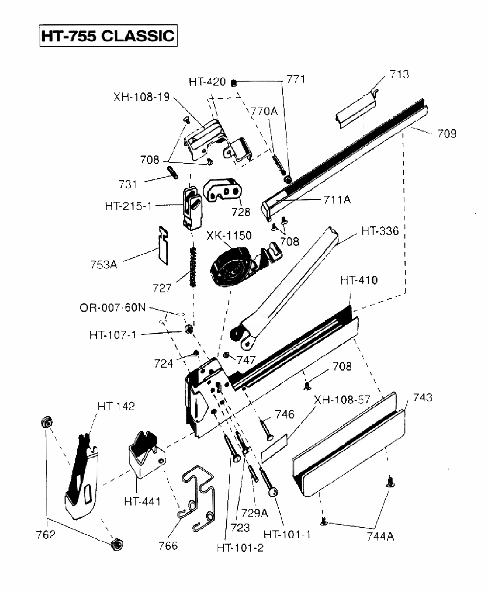 Buy DuoFast HT755 Hammer Stapler Replacement Tool Parts DuoFast HT
