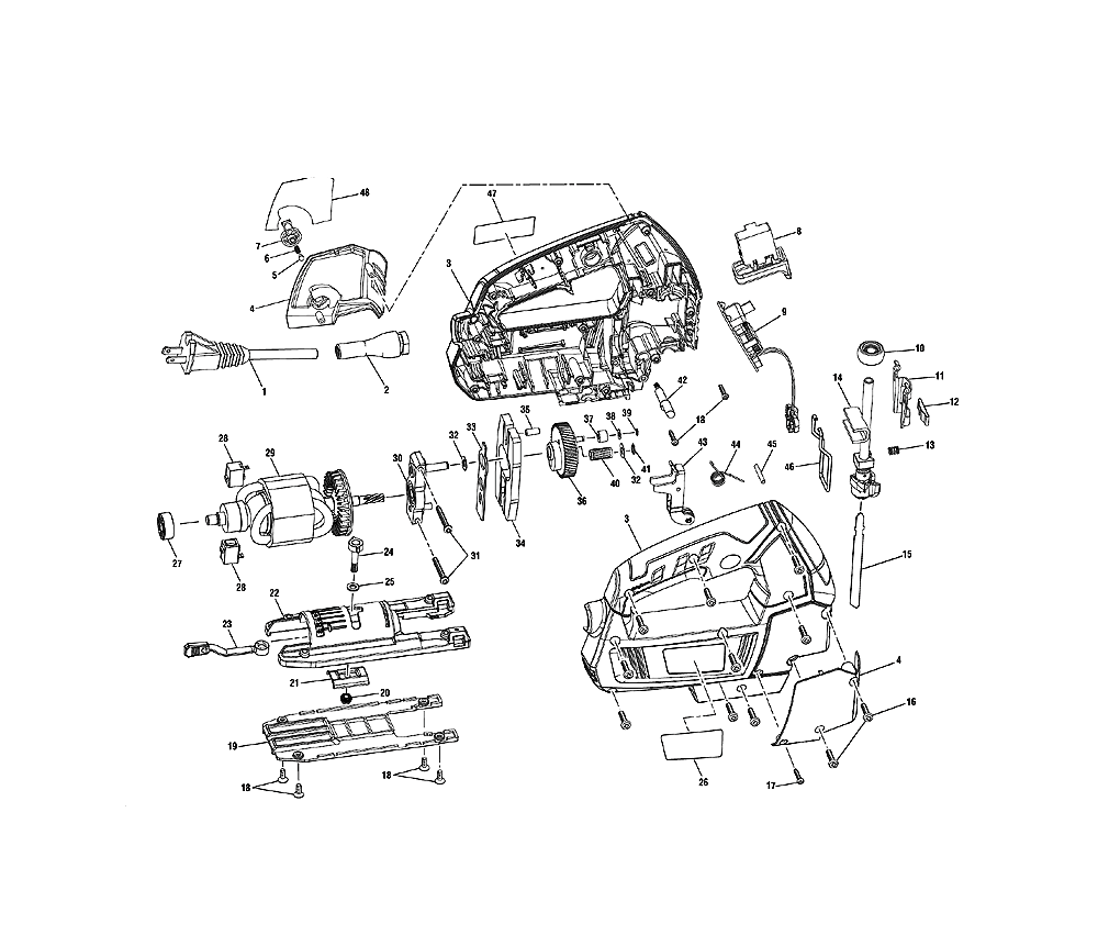 Buy Ryobi JS481L Replacement Tool Parts Ryobi JS481L Diagram
