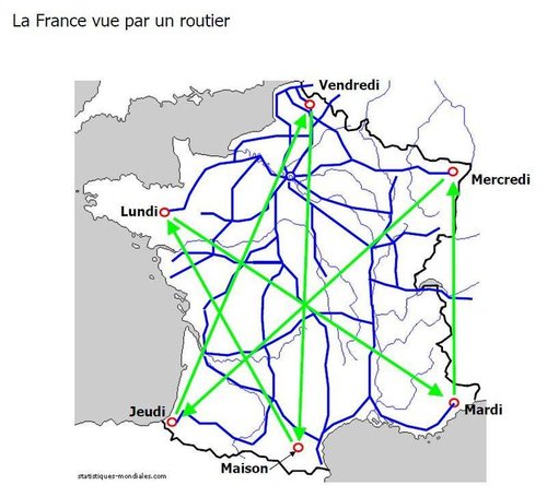 Top 20 Des Cartes De La France Vue Par Topito