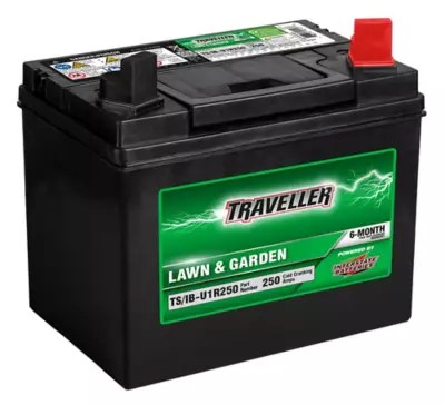 Traveller Powered by Interstate 12V 250 CCA 310A Rider Mower Battery at