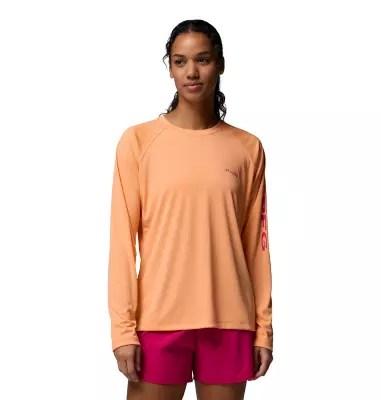 Columbia Sportswear Women's PFG Tidal Tee II Long Sleeve Shirt, XL