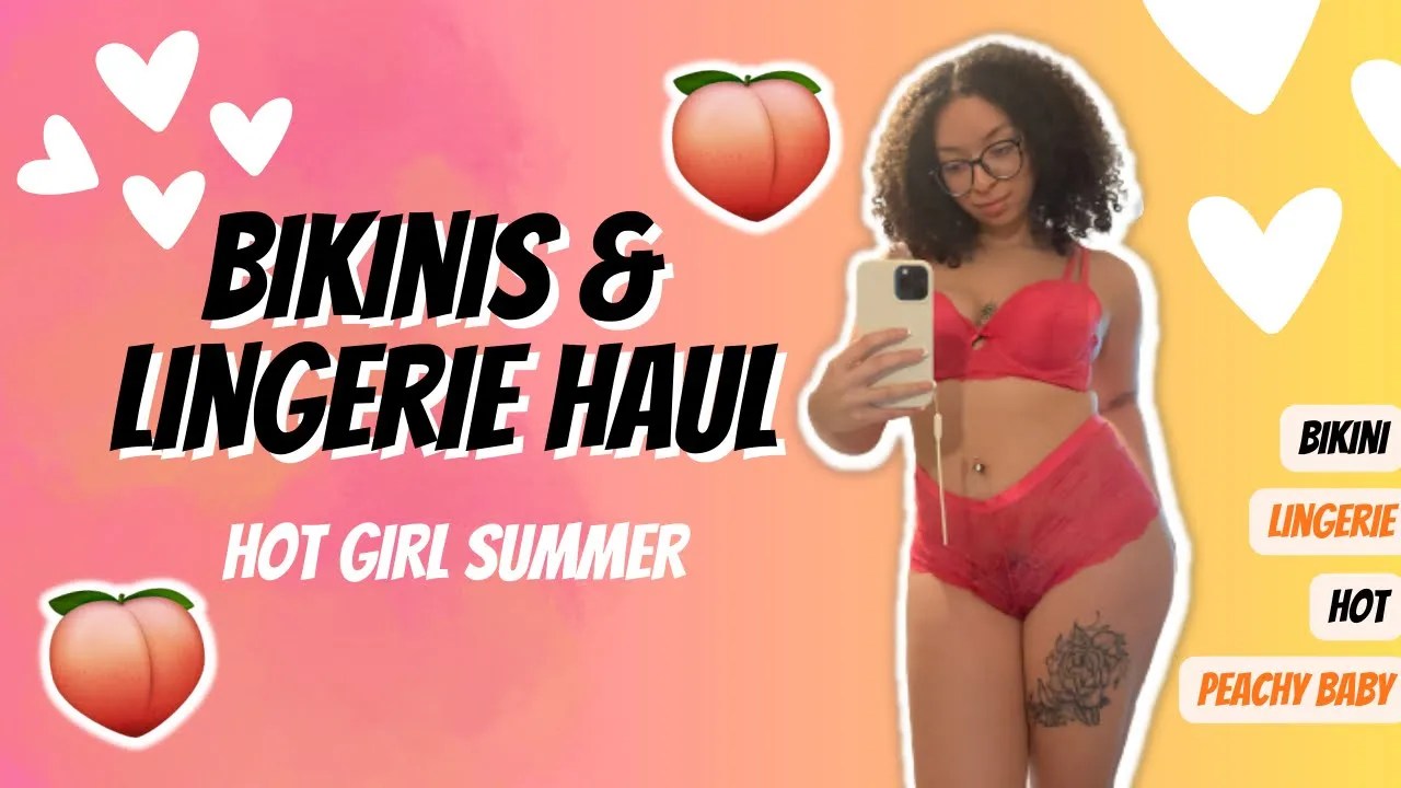 Lingerie + Bikini try on haul | ZIIRRB | TryOn.Video