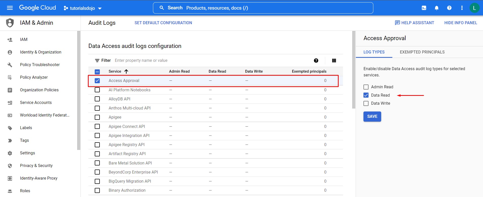Google Cloud Logging Tutorials Dojo