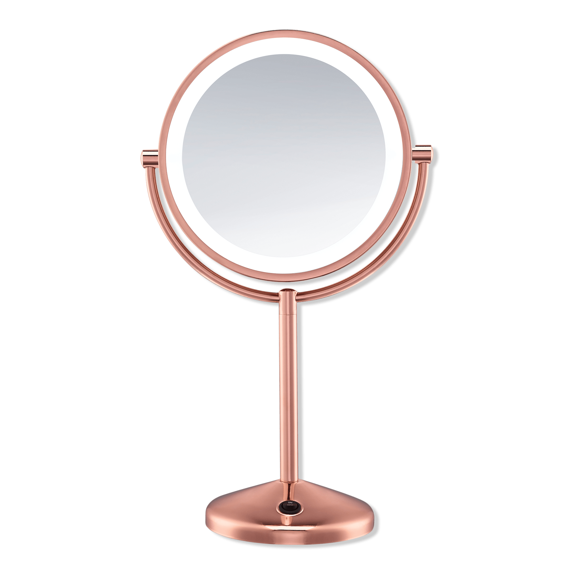 Rose Gold Vanity LED DoubleSided 1X/10X Magnification Mirror Conair