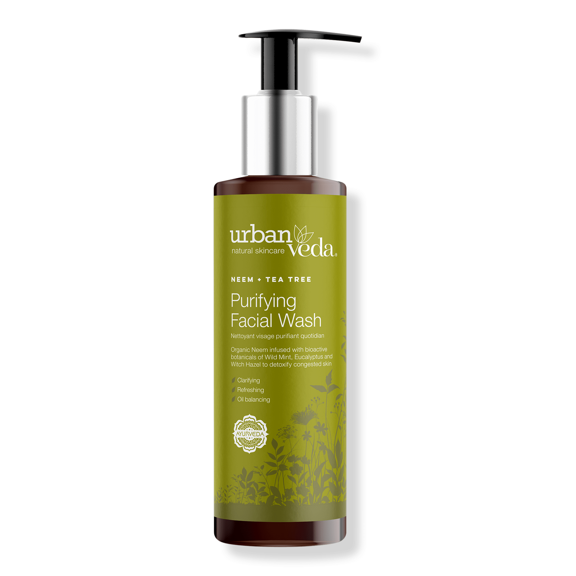 Urban Veda Organic Neem and Tea Tree Purifying Face Wash Ulta Beauty