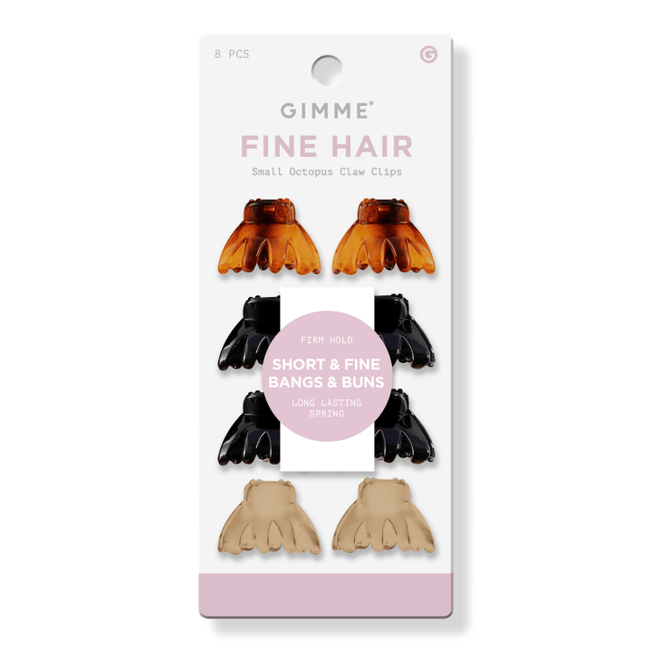 Fine Hair Small Octopus Claw Clips GIMME beauty Ulta Beauty