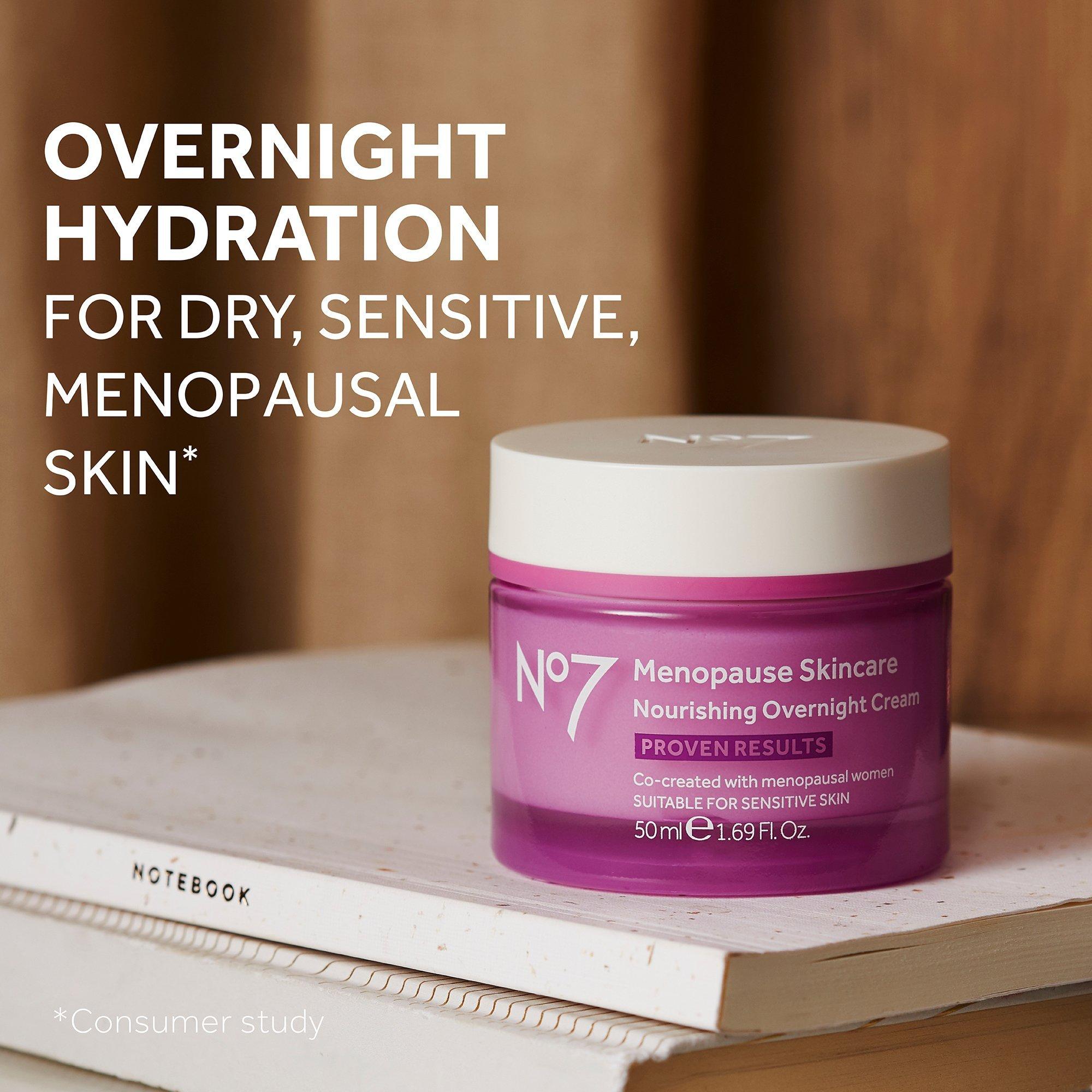 No7 Menopause Skincare Nourishing Overnight Cream International Shipping