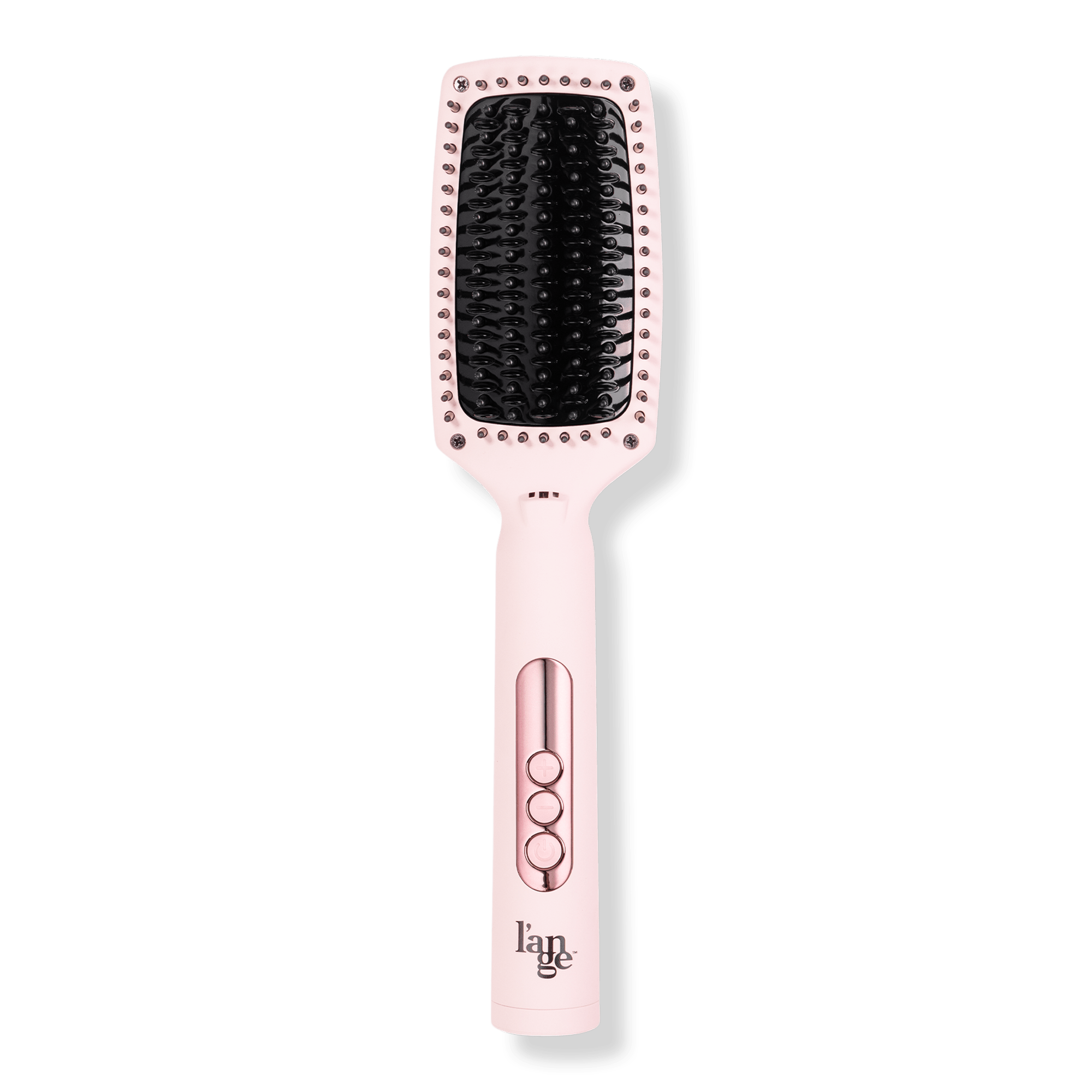 L'Ange Le Vite Curve Ceramic Straightening Brush Blush Big Apple Buddy