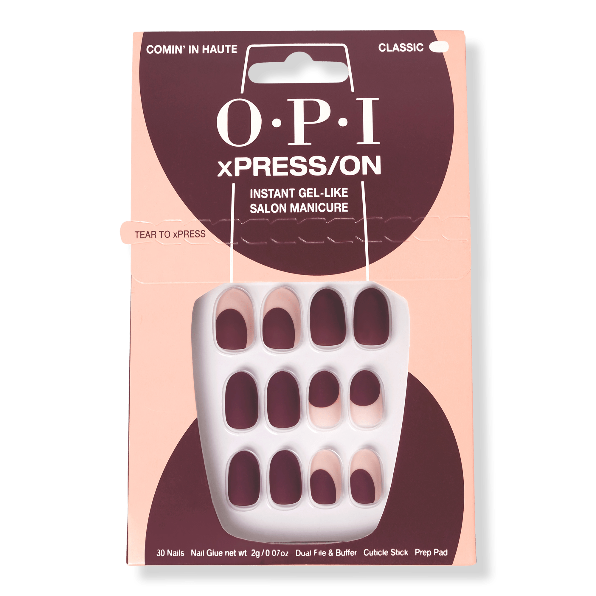 Opi Xpress/On Nail Art Press On Nails Big Apple Buddy