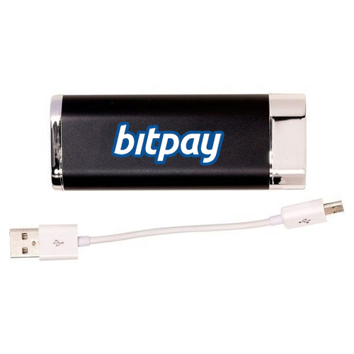 Custom Mobile Charger with LED Flashlights Metal Flashlights