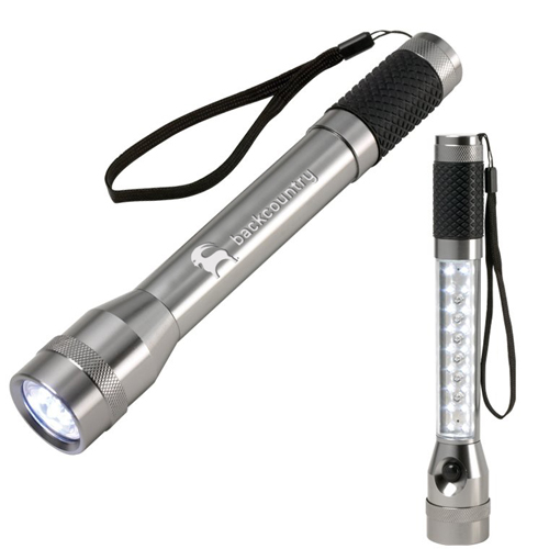 Custom Printed 20 Lumens 7 LED Roadside Safety Lights Metal Flashlights