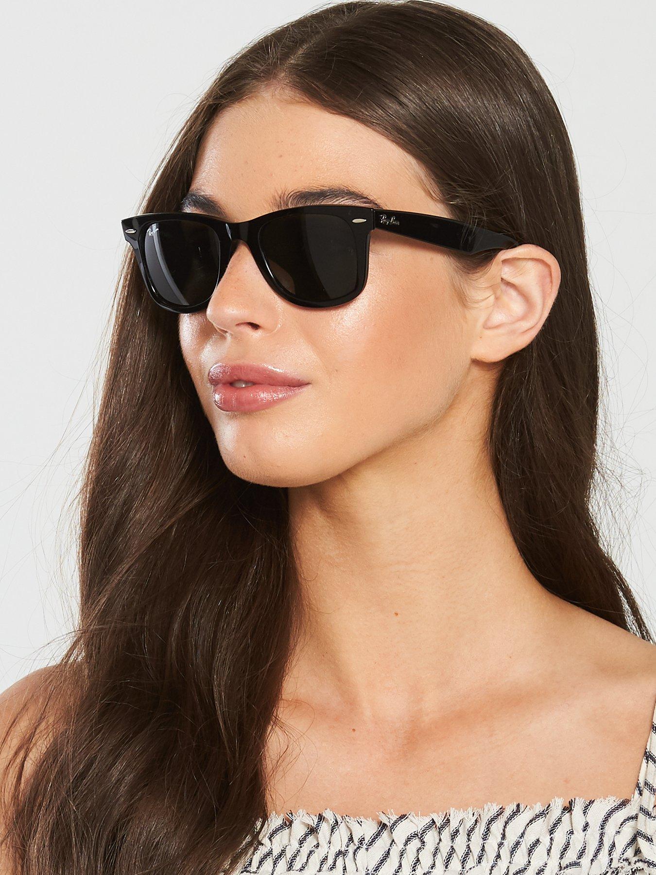 Ray-Ban Classic Wayfarer Sunglasses - Black | Very.co.uk