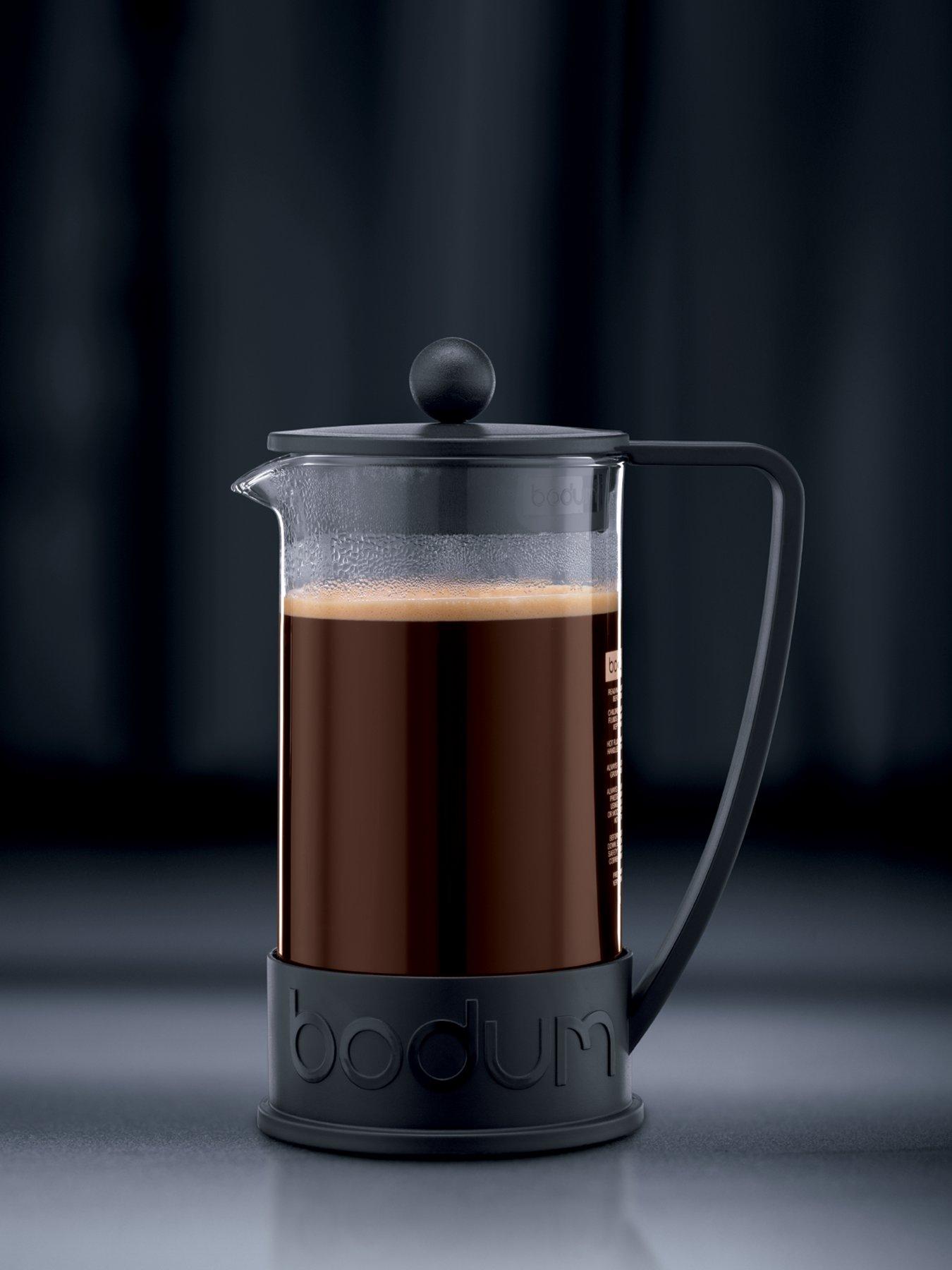 Bodum Black Brazil French Press 8 Cup Coffee Maker, 1 Litre very.co.uk