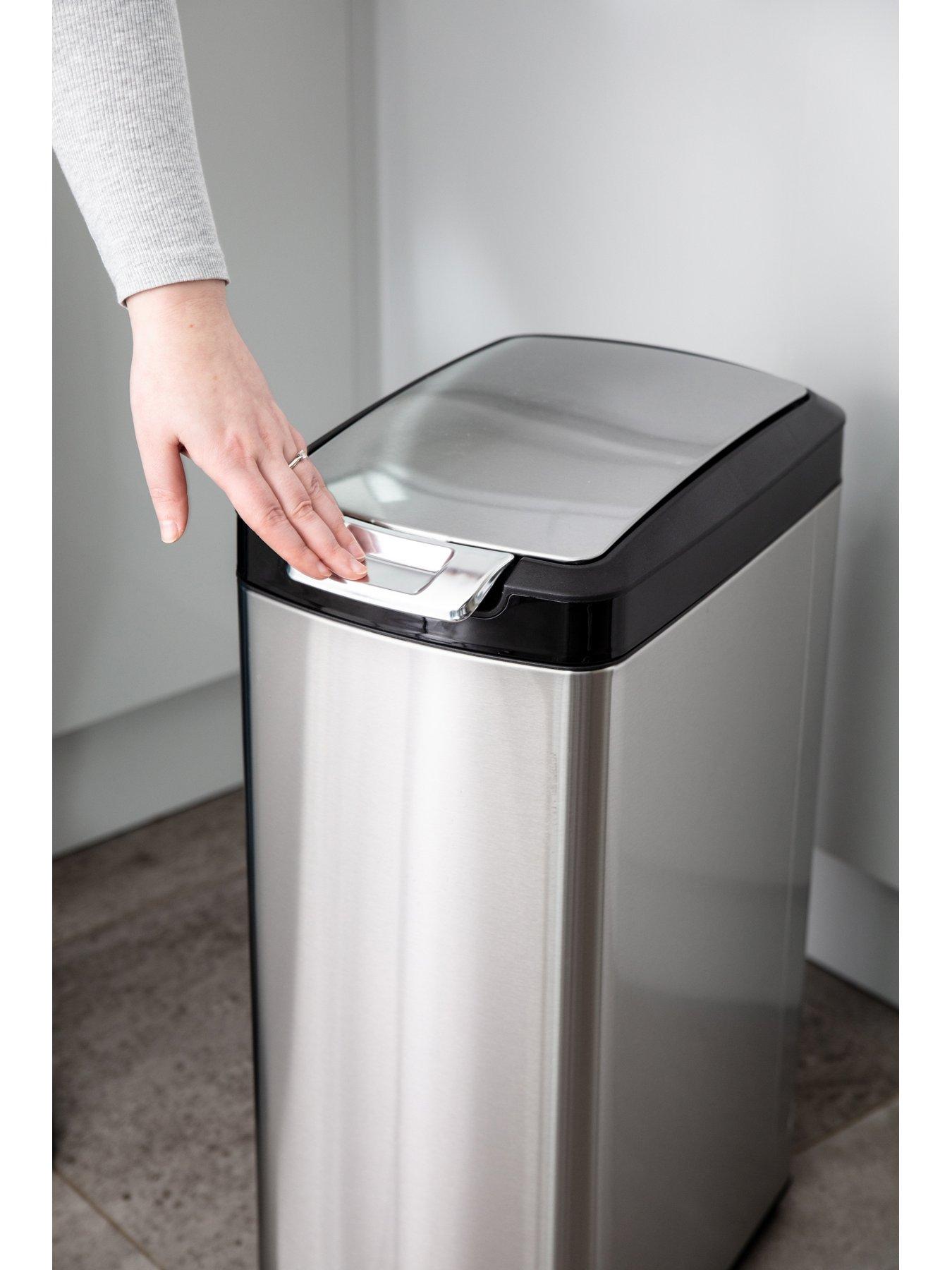 Addis Slim Touch Top Waste Bin very.co.uk