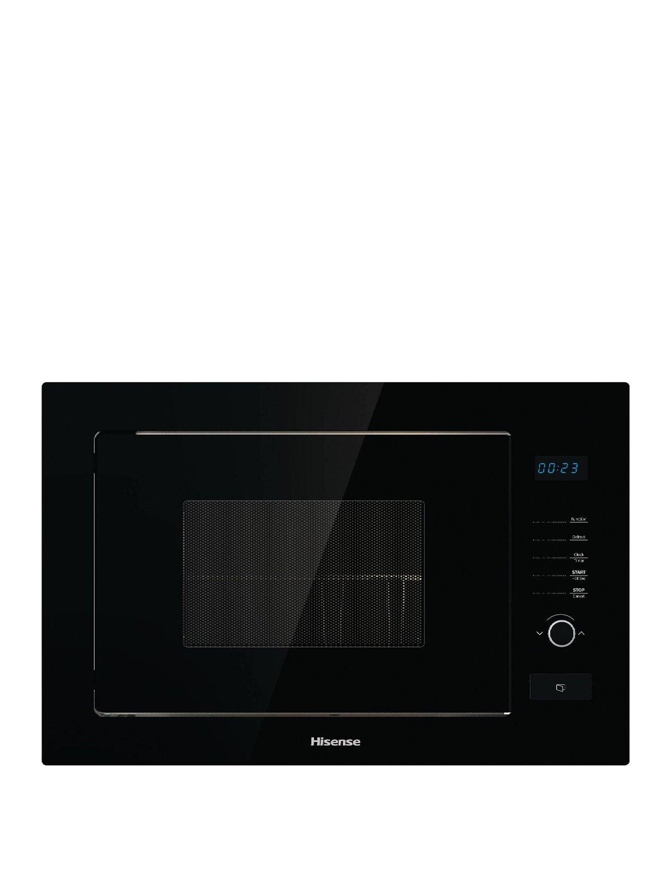 Hisense HB25MOBX7GUK Builtin Microwave With Grill Black very.co.uk