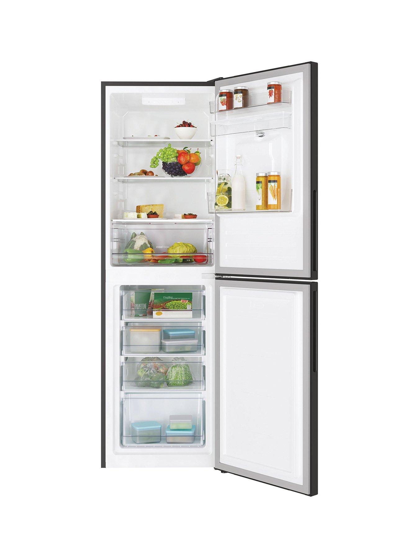 Candy CCT3L517FWBK 55cm Freestanding Fridge Freezer, Water Dispenser