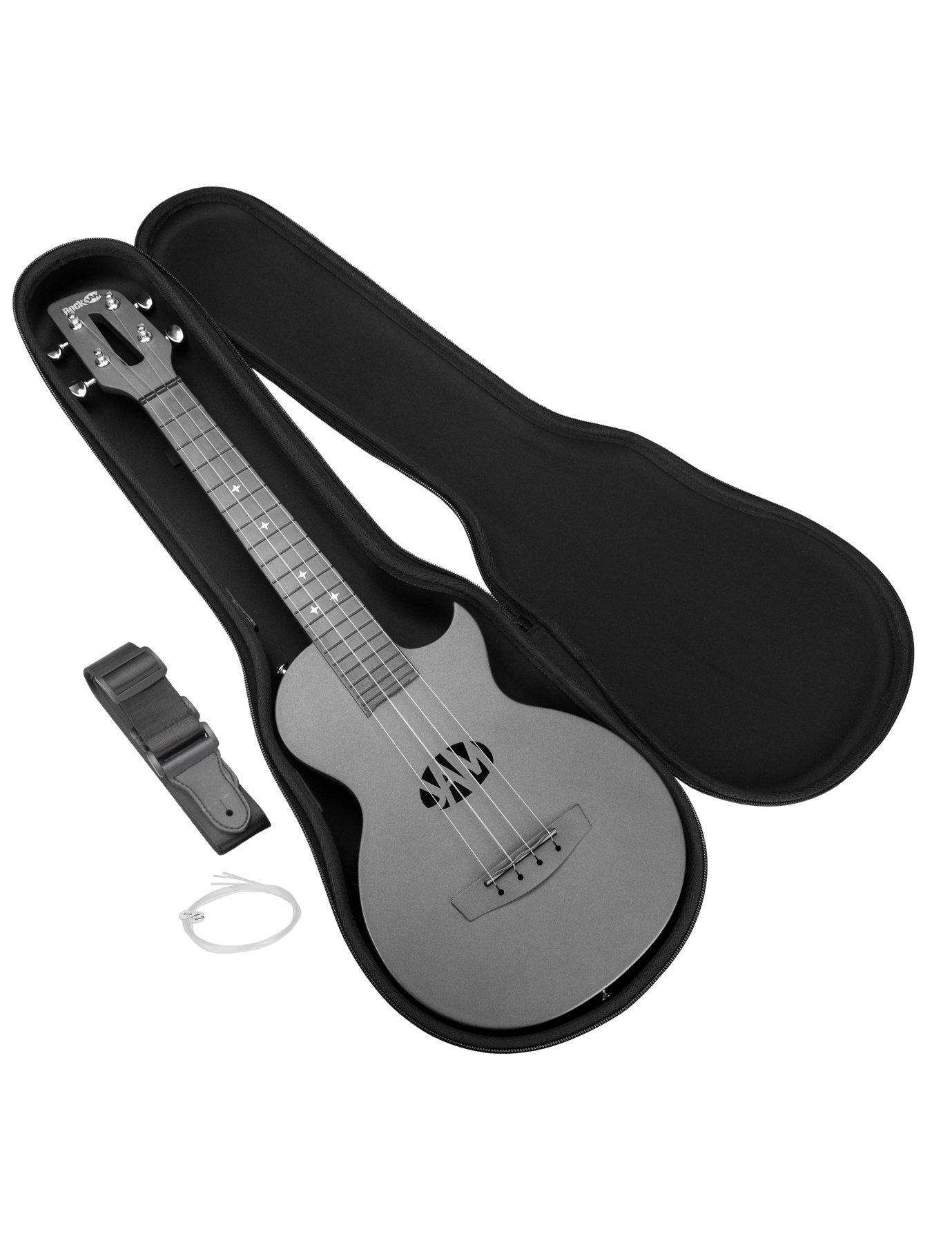 RockJam Carbon Fibre Ukulele with Case and Strap very.co.uk