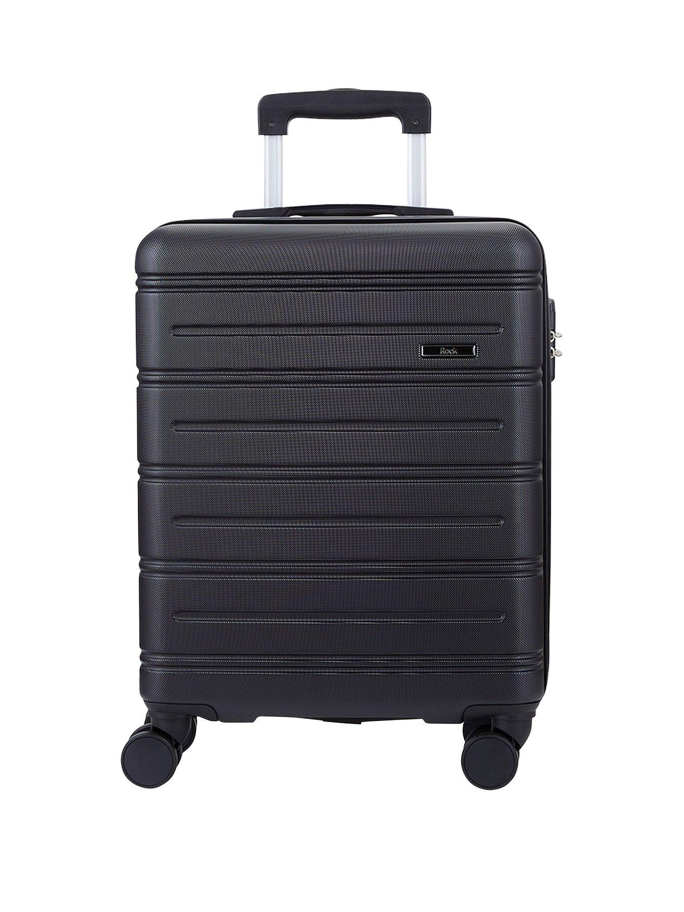 Rock Luggage Lisbon 2 Pc Set Black very.co.uk