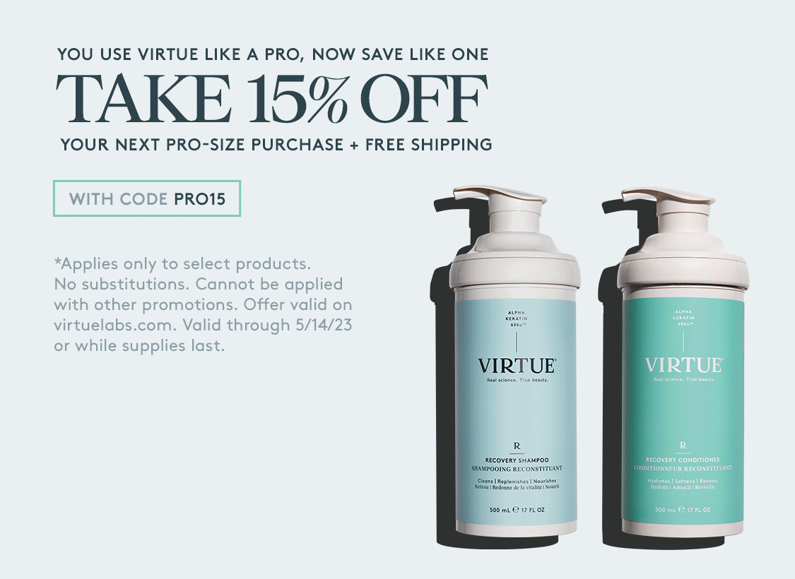 Virtue Professional Size Products