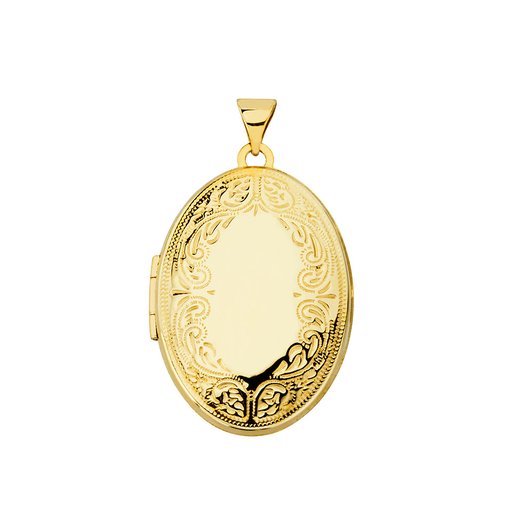 Medaljongtapet Guld Medaljong i 18K guld Guldfynd