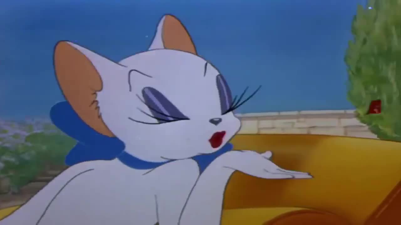 Tom and Jerry Blowing a kiss