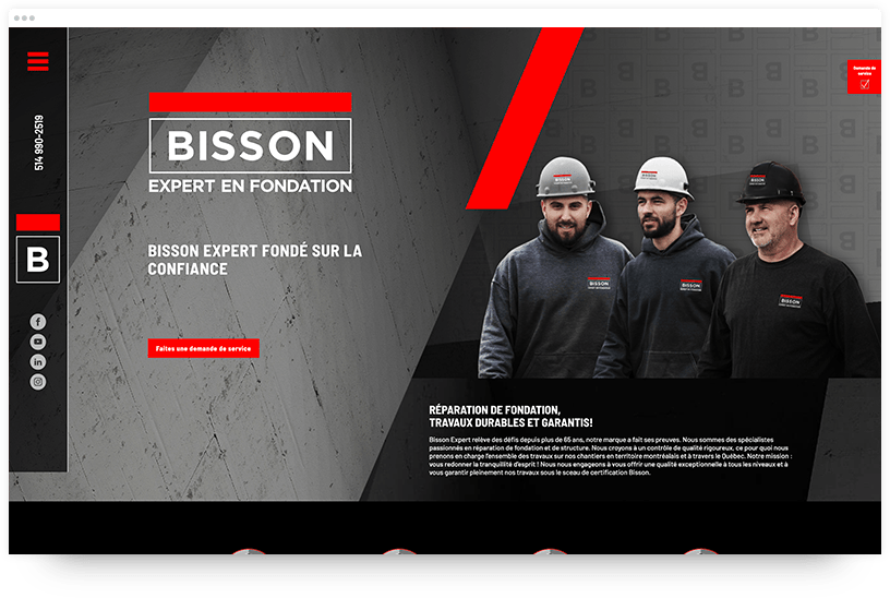 Bisson Expert Réalisation par Vortex Solution