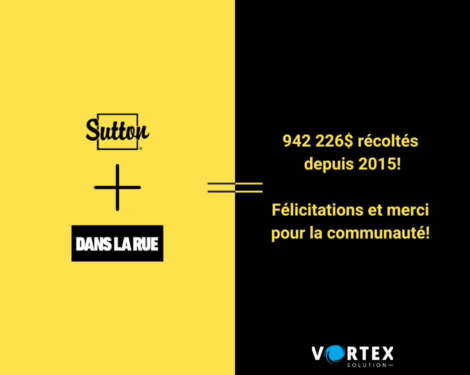 Sutton Québec et Dans La Rue Un Partenariat Transformateur Vortex Solution