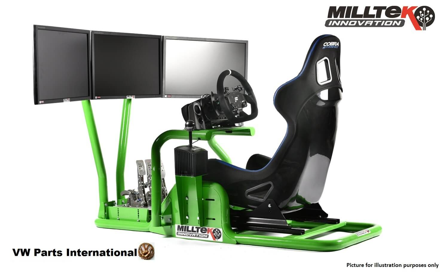 Milltek Innovation Ultimate Racing Gaming Simulator Virtual Reality For