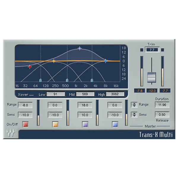 TransX Transient Shaper Plugin Waves Audio