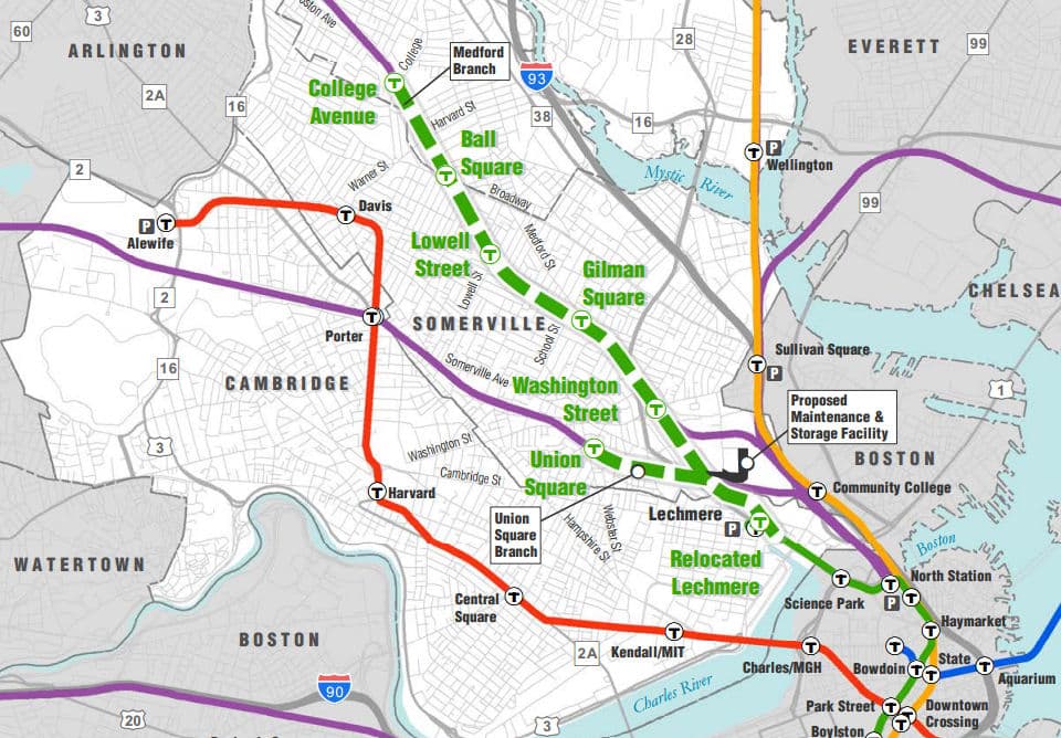 ScaledDown Plan For The Green Line Extension Will Move Forward WBUR News