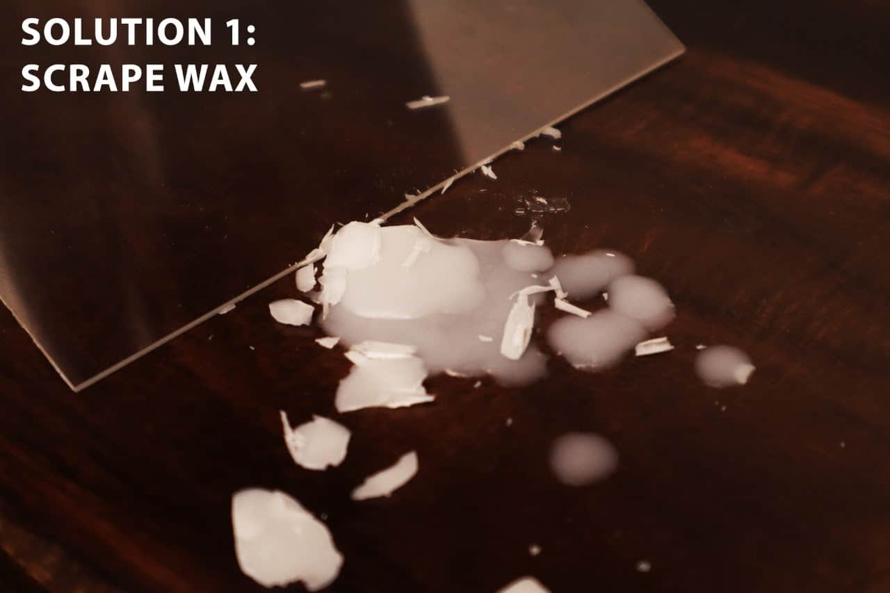 What’s the best way to remove candle wax? WD40 India