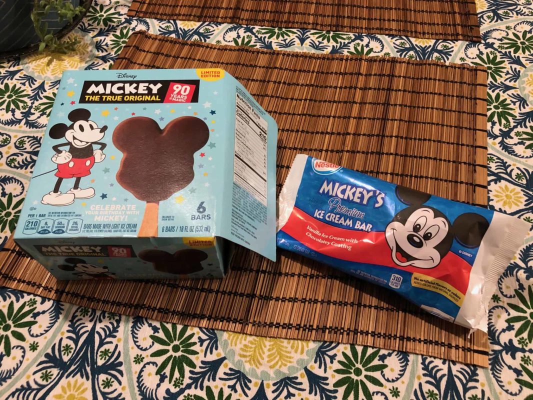 TASTE TEST New Grocery Mickey Ice Cream Bars Vs. Theme Park Mickey