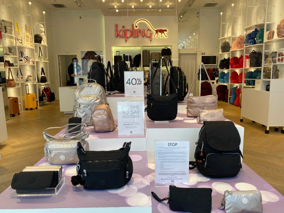 Kipling Store at Disney Springs to Permanently Close, Entire Store 40