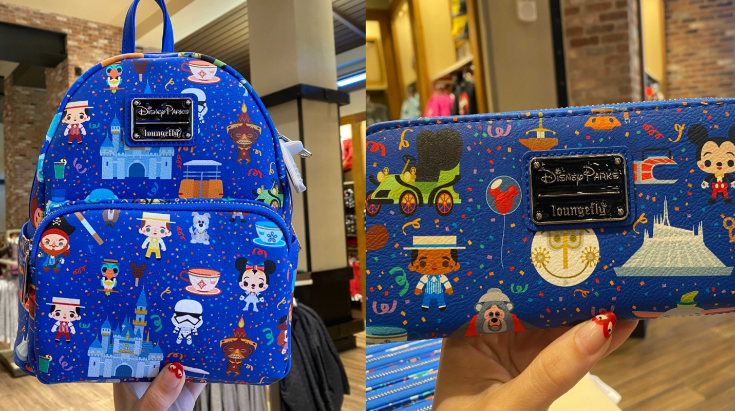 PHOTOS NEW Disney Parks Loungefly Mini Backpack and Wallet Arrive at