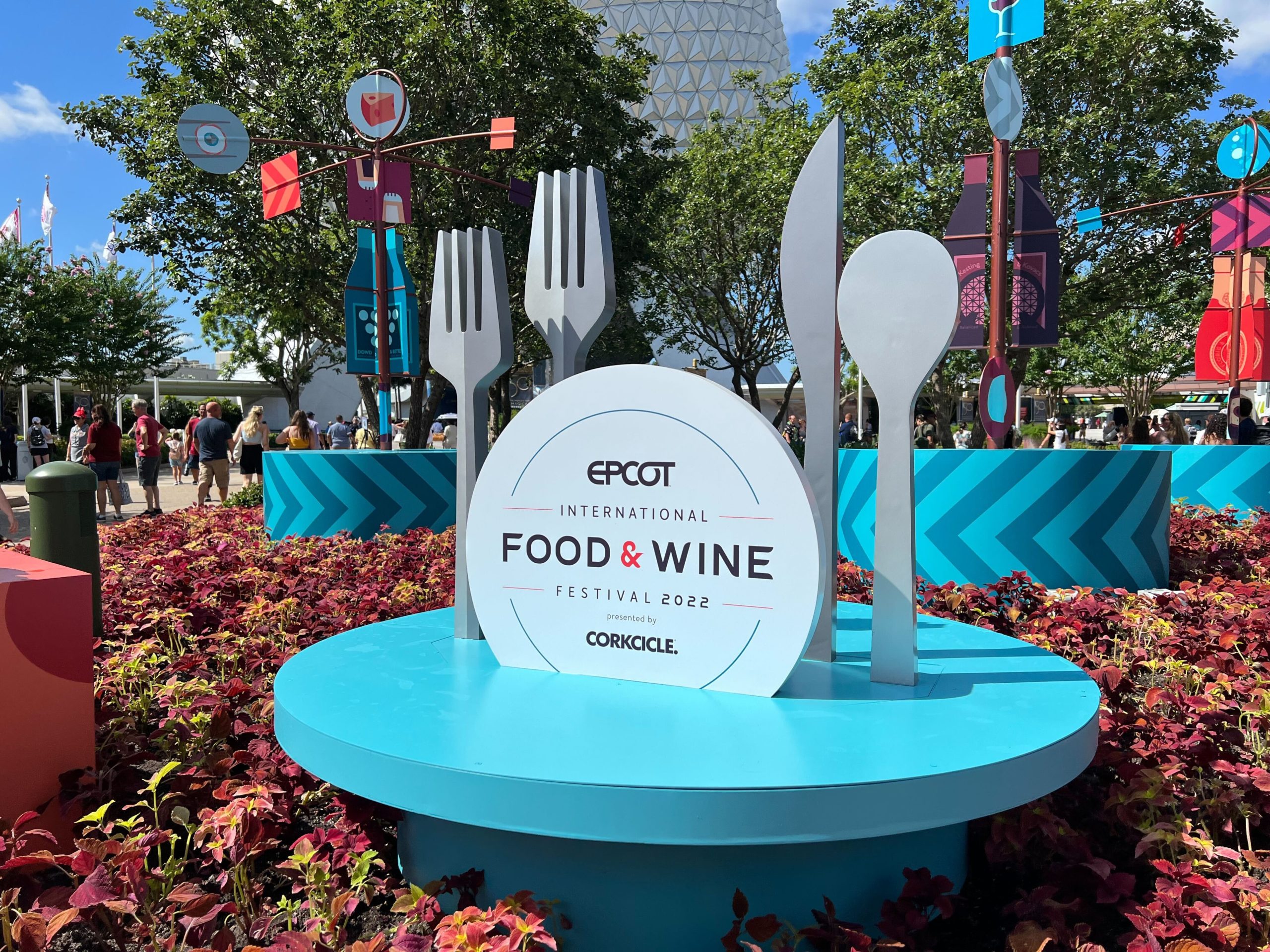 EPCOT International Food & Wine Festival 2022 Signs and Decorations