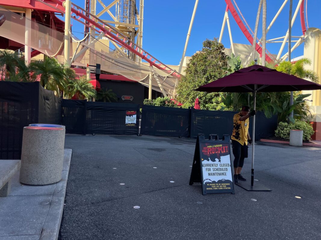 Hollywood Rip Ride Rockit Refurbishment Begins at Universal Studios