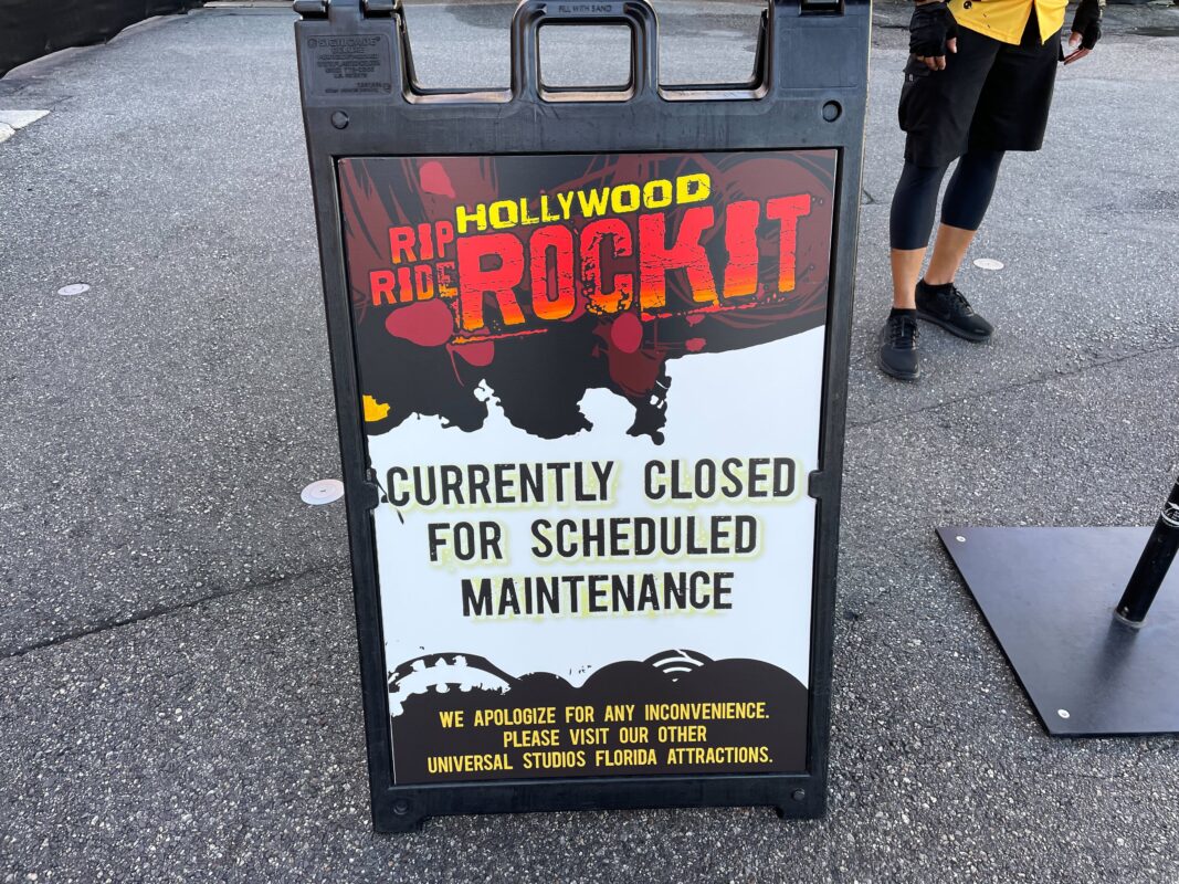 Hollywood Rip Ride Rockit Refurbishment Begins at Universal Studios