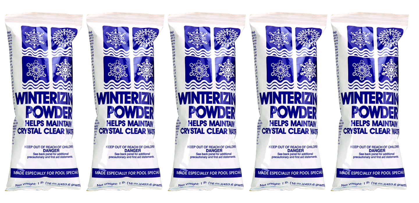5 LBS. Swimming Pool Winterizing Powder!! Treats 50,000 Gallons