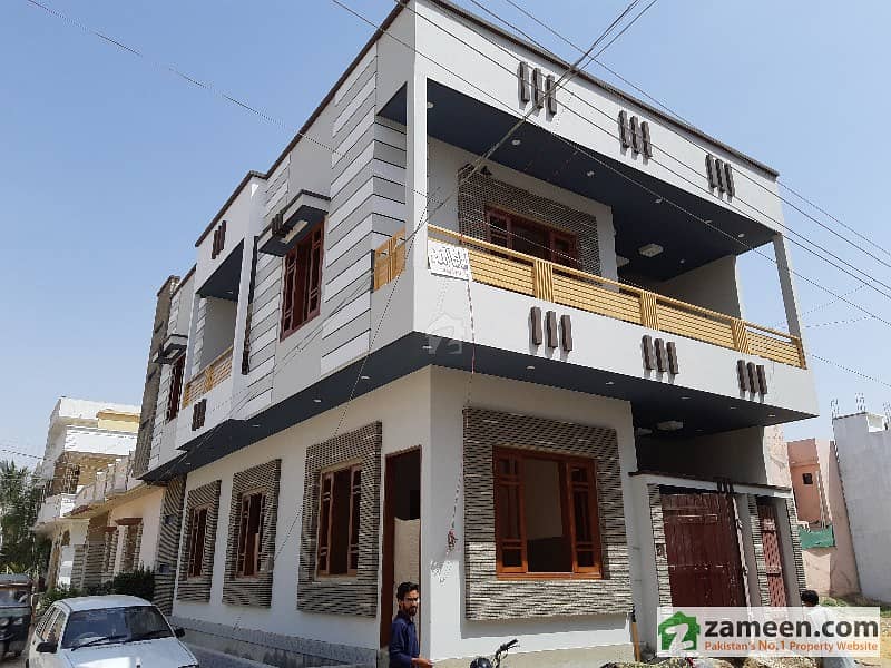Corner 120 Sq. yards Double Storey New House Block4 Saadi Town West