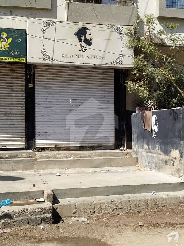 Best Location Double Road Facing Shop For Sale North Nazimabad Block