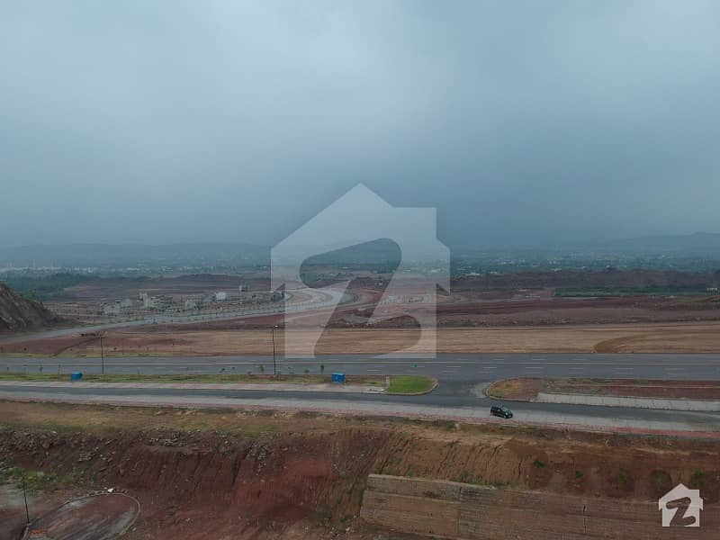 8 Marla Plot For Sale In Sector J Back Open Lush Green Belt Bahria