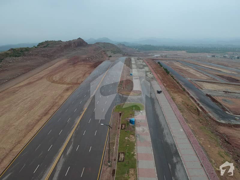 8 Marla Plot For Sale In Sector J Back Open Lush Green Belt Bahria